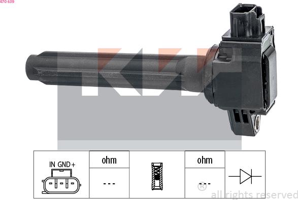 KW 470 639 - Bobina d'accensione autozon.pro