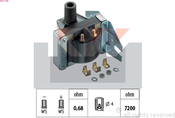 KW 470 126 - Bobina d'accensione autozon.pro