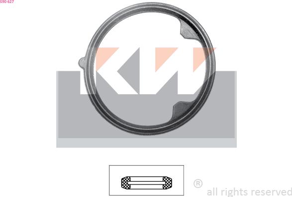 KW 590 627 - Guarnizione, Termostato autozon.pro