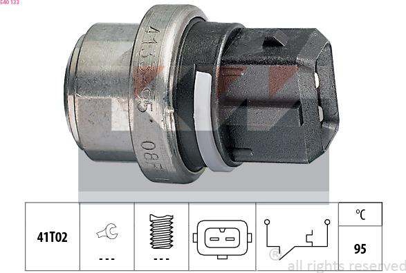 KW 540 133 - Sensore, Temperatura refrigerante autozon.pro