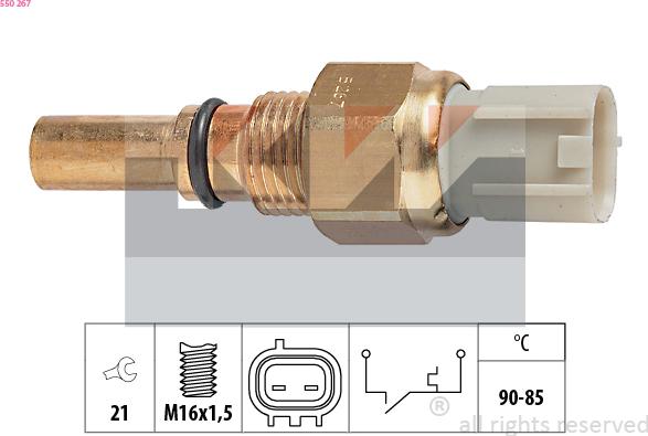 KW 550 267 - Termocontatto, Ventola radiatore autozon.pro