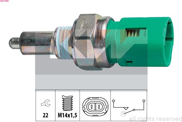 KW 560 096 - Interruttore, Luce di retromarcia autozon.pro