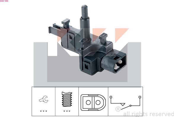 KW 560 165 - Interruttore, Luce di retromarcia autozon.pro