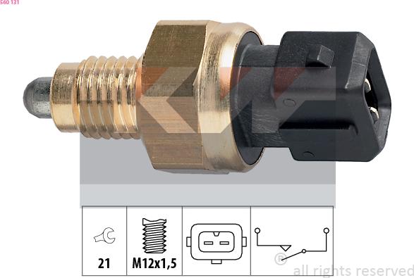 KW 560 131 - Interruttore, Luce di retromarcia autozon.pro