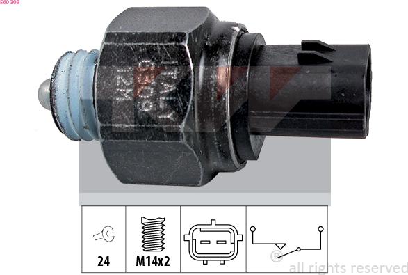 KW 560 309 - Interruttore, Luce di retromarcia autozon.pro