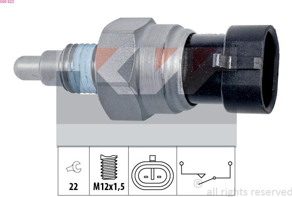 KW 560 323 - Interruttore, Luce di retromarcia autozon.pro