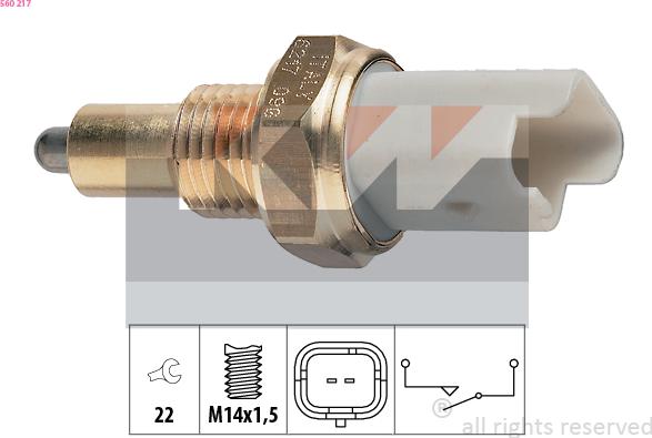 KW 560 217 - Interruttore, Luce di retromarcia autozon.pro