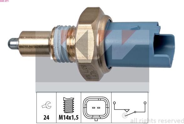 KW 560 271 - Interruttore, Luce di retromarcia autozon.pro