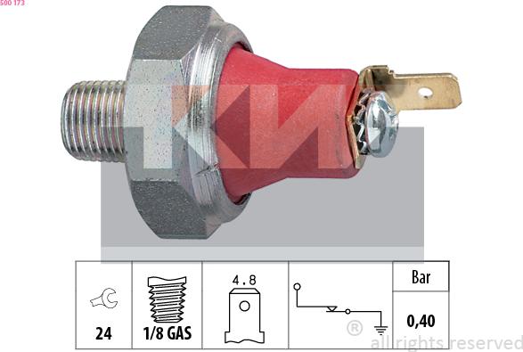 KW 500 173 - Sensore, Pressione olio autozon.pro