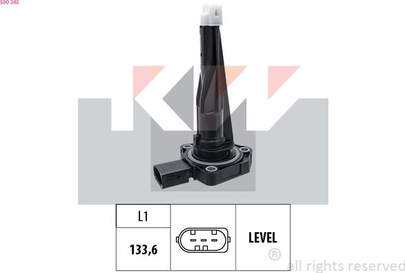 KW 500 245 - Sensore, Livello olio motore autozon.pro