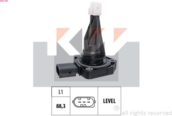 KW 500 241 - Sensore, Livello olio motore autozon.pro