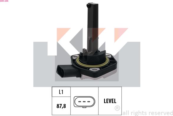 KW 500 236 - Sensore, Livello olio motore autozon.pro