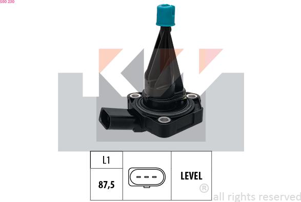 KW 500 230 - Sensore, Livello olio motore autozon.pro