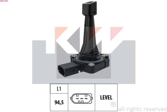 KW 500 225 - Sensore, Livello olio motore autozon.pro