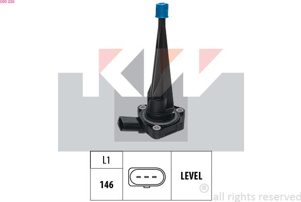 KW 500 226 - Sensore, Livello olio motore autozon.pro