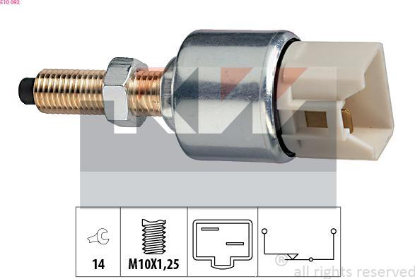 KW 510 092 - Interruttore luce freno autozon.pro