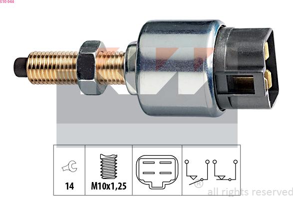 KW 510 044 - Interruttore luce freno autozon.pro