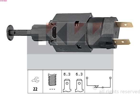 KW 510 050 - Interruttore luce freno autozon.pro