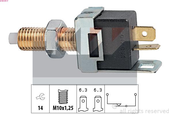 KW 510 017 - Interruttore luce freno autozon.pro