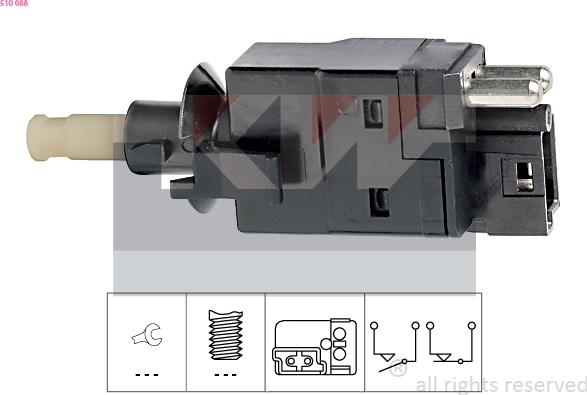 KW 510 088 - Interruttore luce freno autozon.pro