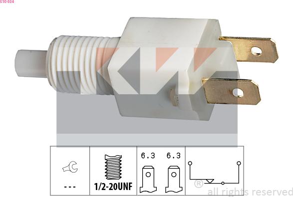 KW 510 034 - Interruttore luce freno autozon.pro