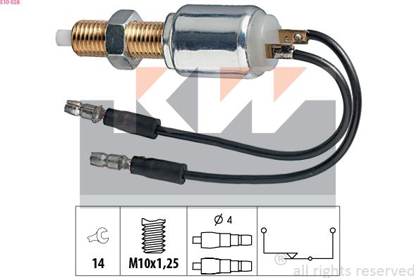 KW 510 028 - Interruttore luce freno autozon.pro