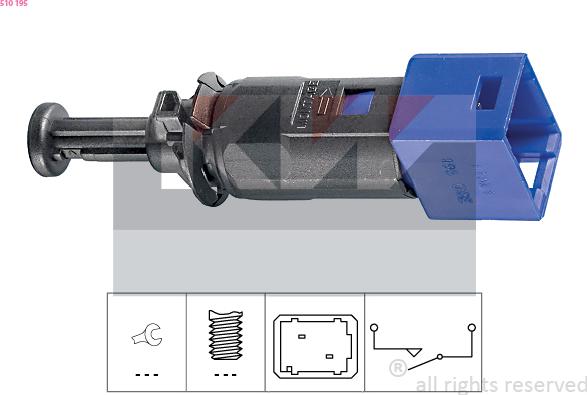 KW 510 195 - Interruttore luce freno autozon.pro