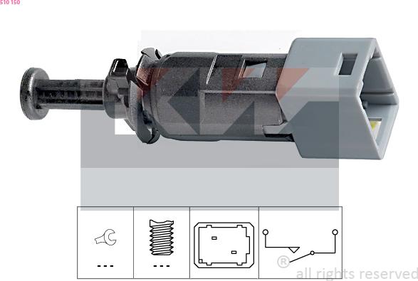 KW 510 150 - Interruttore luce freno autozon.pro