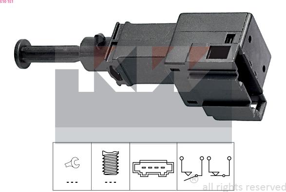 KW 510 151 - Interruttore luce freno autozon.pro