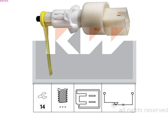 KW 510 153 - Interruttore luce freno autozon.pro