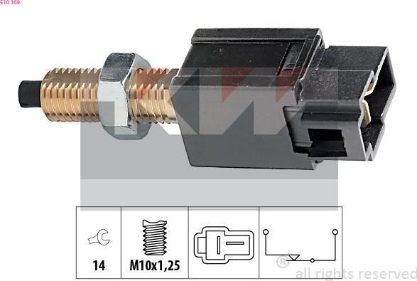 KW 510 169 - Interruttore luce freno autozon.pro