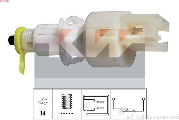 KW 510 108 - Interruttore luce freno autozon.pro