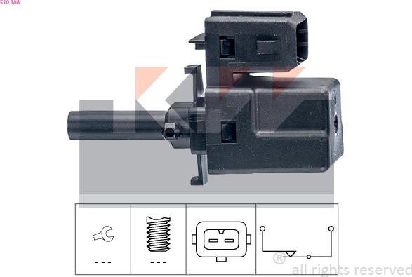 KW 510 188 - Innesto, Comando disinnesto frizione autozon.pro