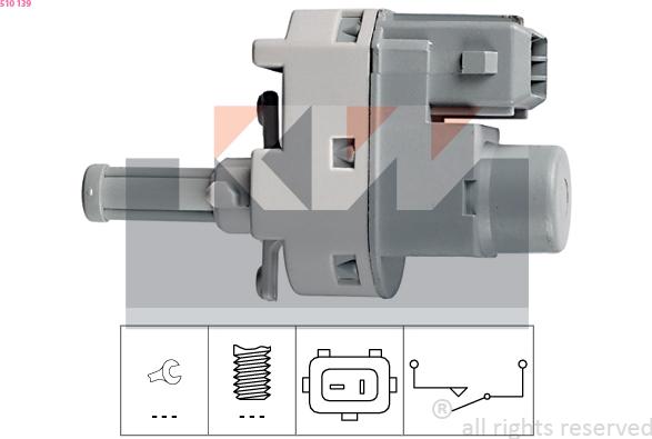 KW 510 139 - Innesto, Comando disinnesto frizione autozon.pro