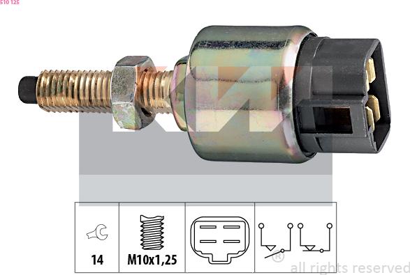 KW 510 125 - Interruttore luce freno autozon.pro