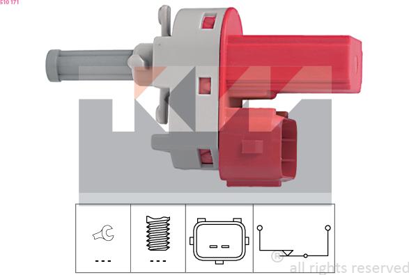 KW 510 171 - Innesto, Comando disinnesto frizione autozon.pro