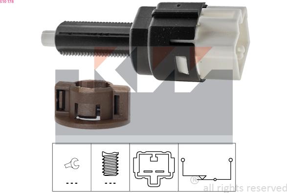 KW 510 178 - Interruttore luce freno autozon.pro