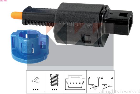 KW 510 306 - Innesto, Comando disinnesto frizione autozon.pro