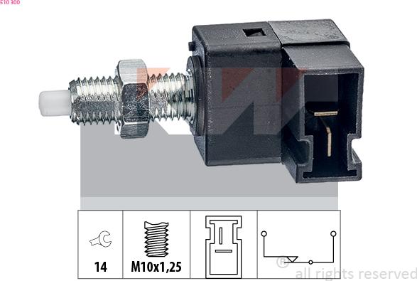 KW 510 300 - Interruttore luce freno autozon.pro