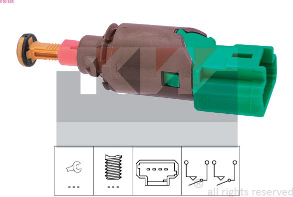 KW 510 335 - Innesto, Comando disinnesto frizione autozon.pro