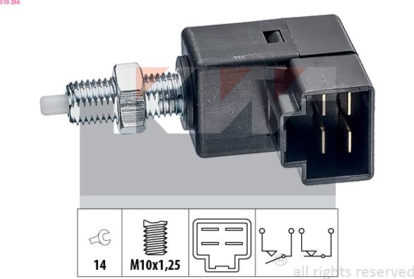 KW 510 294 - Interruttore luce freno autozon.pro