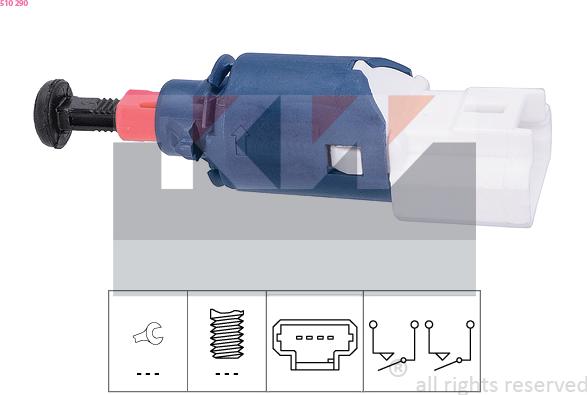 KW 510 290 - Innesto, Comando disinnesto frizione autozon.pro