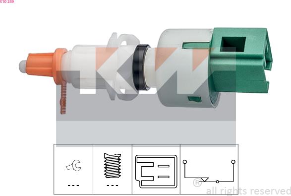 KW 510 249 - Innesto, Comando disinnesto frizione autozon.pro