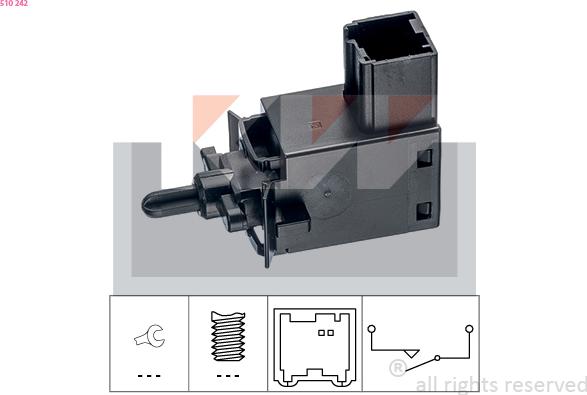 KW 510 242 - Innesto, Comando disinnesto frizione autozon.pro