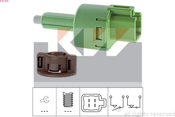 KW 510 254 - Interruttore luce freno autozon.pro