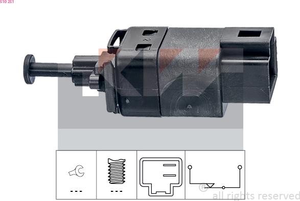 KW 510 251 - Interruttore luce freno autozon.pro