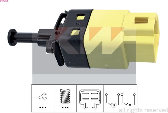 KW 510 264 - Interruttore luce freno autozon.pro