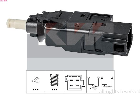 KW 510 260 - Interruttore luce freno autozon.pro