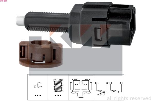 KW 510 261 - Interruttore luce freno autozon.pro