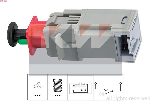 KW 510 207 - Innesto, Comando disinnesto frizione autozon.pro